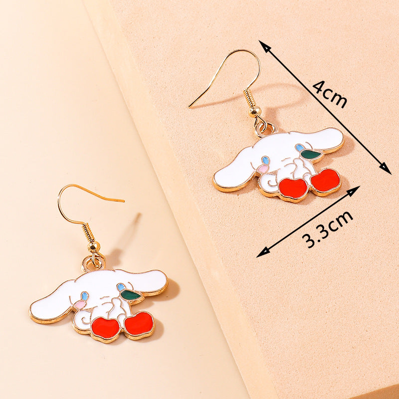 Acrylic cartoon sweet and cute cat earrings (Minimo de Compra 2) MYA-YueS010