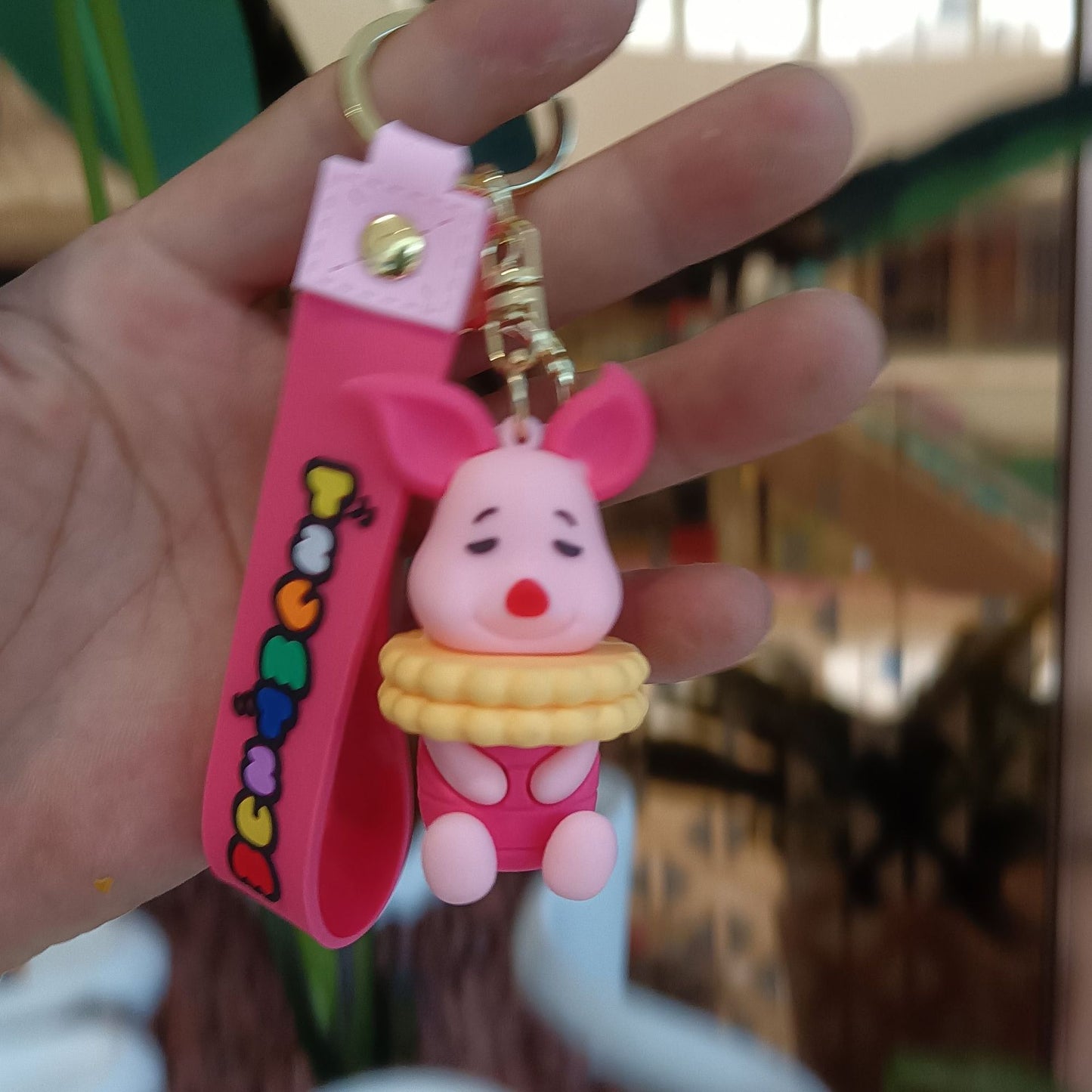 PVC cartoon Winnie Bear keychain (Minimo de Compra 2) MIC-KuangK003