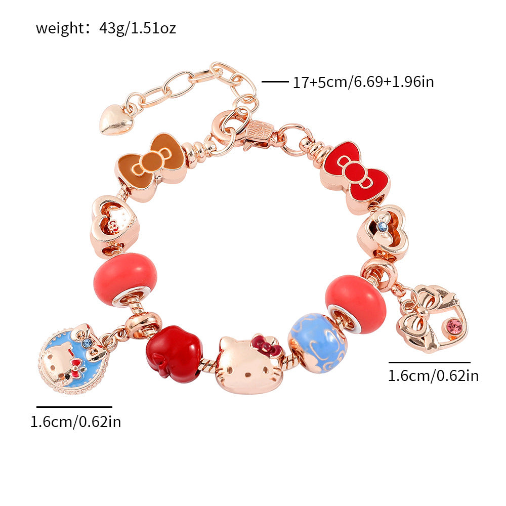 Alloy cartoon anime bracelet (Minimo de Compra 5) MIC-ZhuoX019