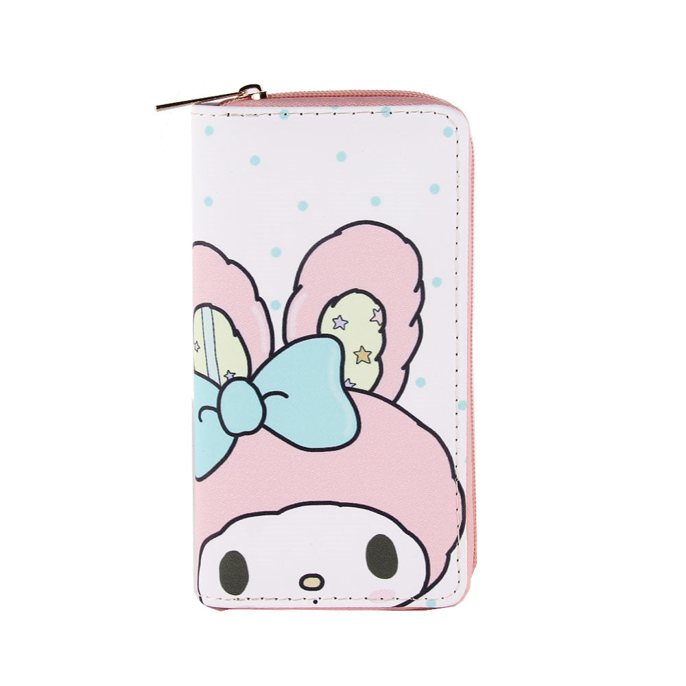 PU cartoon long zipper wallet (S) DengX027