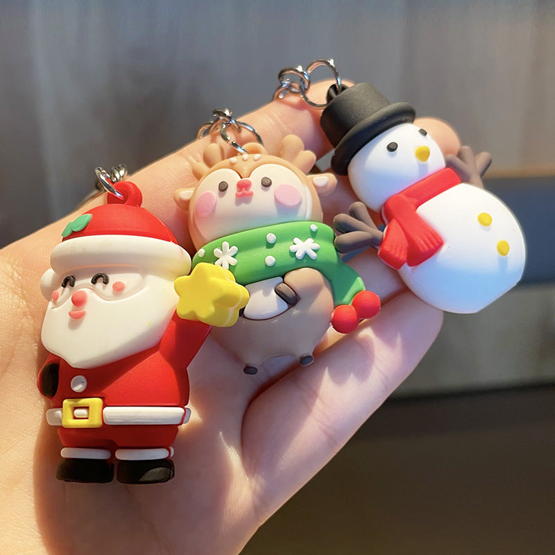 Keychains PVC Cute Cartoon Anime Christmas Minimo de compra 2 PLei016