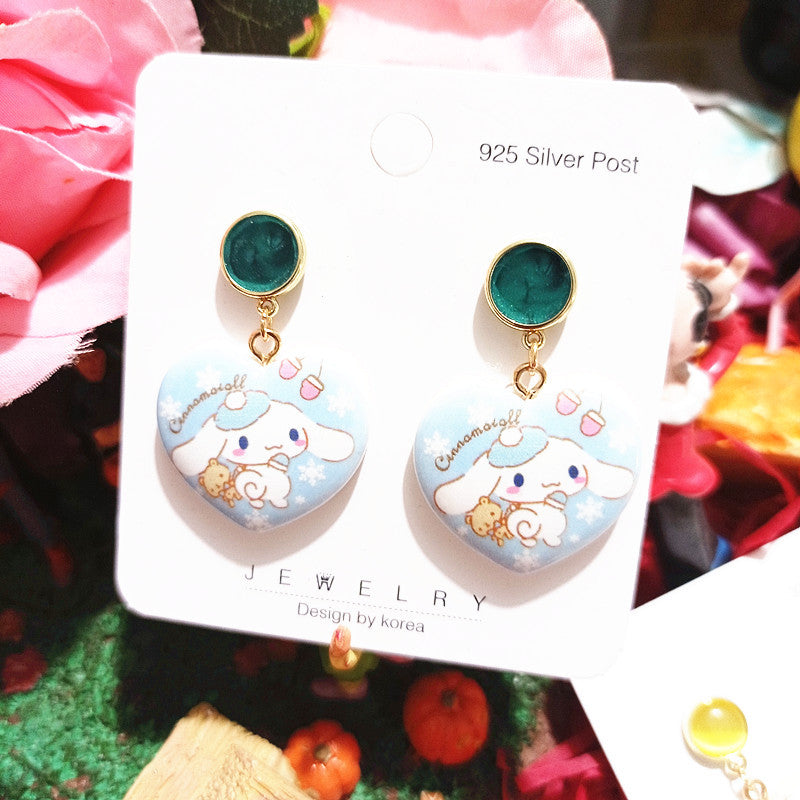 Alloy cartoon cute earrings MYA-XingJ076