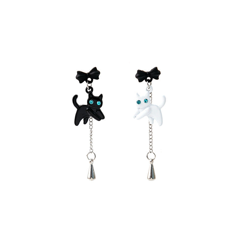 Alloy cute cat earrings (Minimo de Compra 2) MIC-QingH008