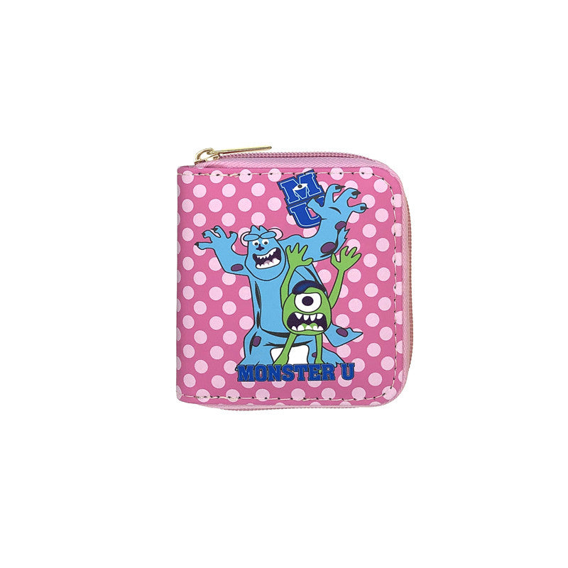 PU Sesame Street Big Mouth Strange Short Wallet  (Minimo de compra 3) MIC-JiR023