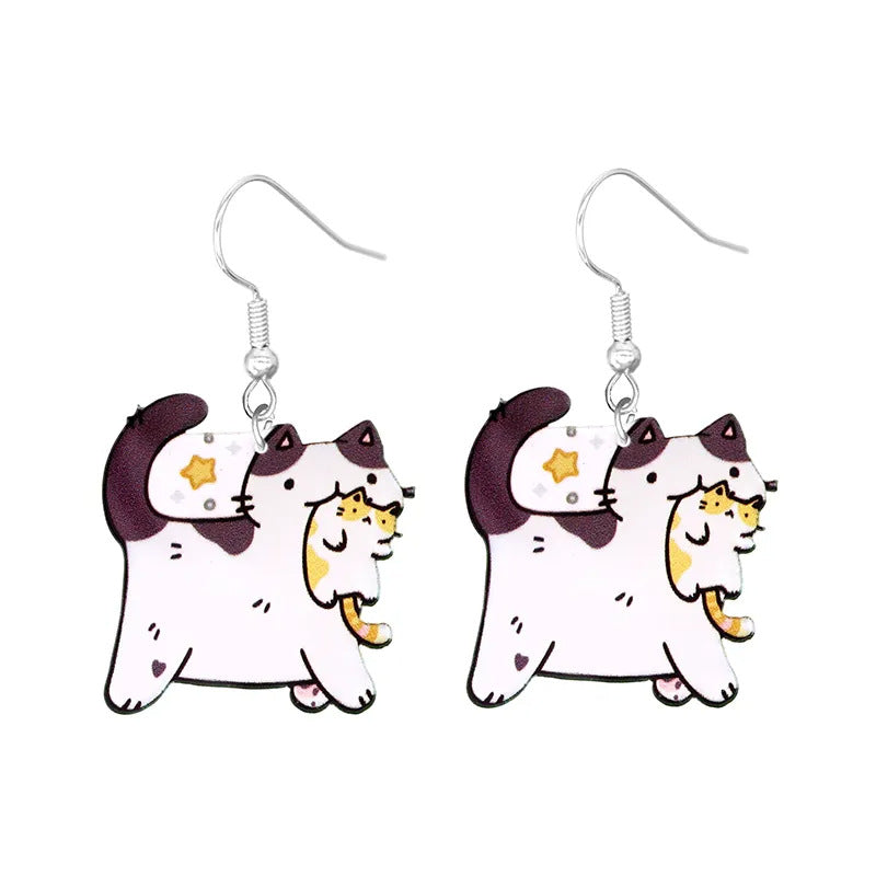 Acrylic Daily Leisure Bee Earrings (Minimo de Compra 10)  MIC-YuQ004