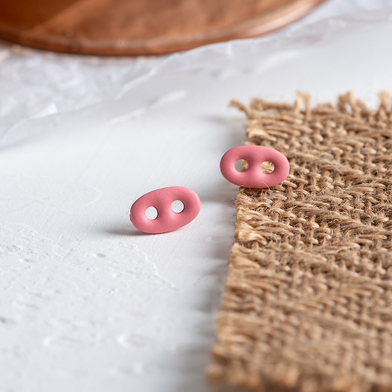 Alloy cute pig nose earrings MIC-YinXin002