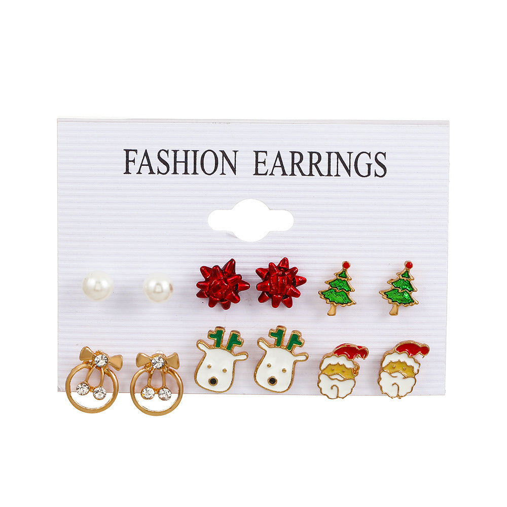 Alloy Deer Crutch Earrings (Minimo de Compra 2) MIC-MiaoY095