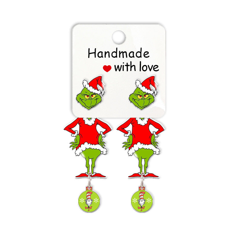 cartoon  acrylic earrings MIC-ES-XiangL082