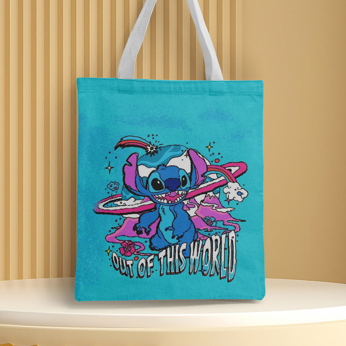 Polyester cartoon printed canvas bag (Minimo de Compra 2) MYA-QB001