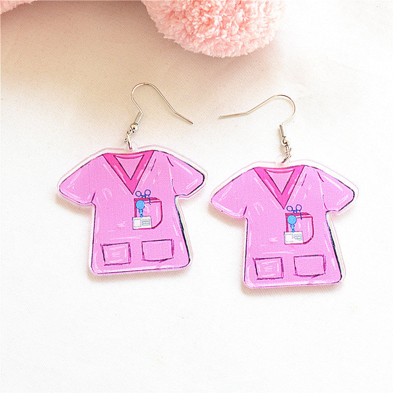 Acrylic funny medical earrings MIC-XieN055