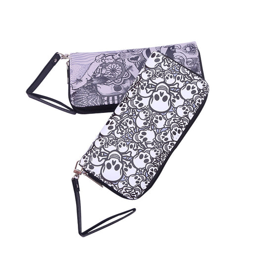 PU Funny Skull Wallet MYA-MaoM003