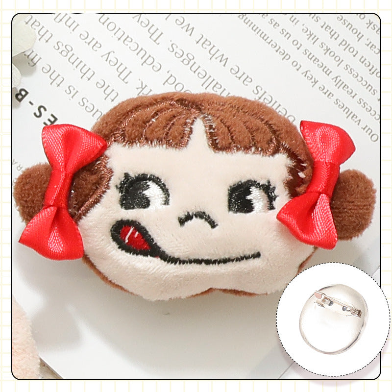 Plush cartoon cute brooch MYA-ZhanY005