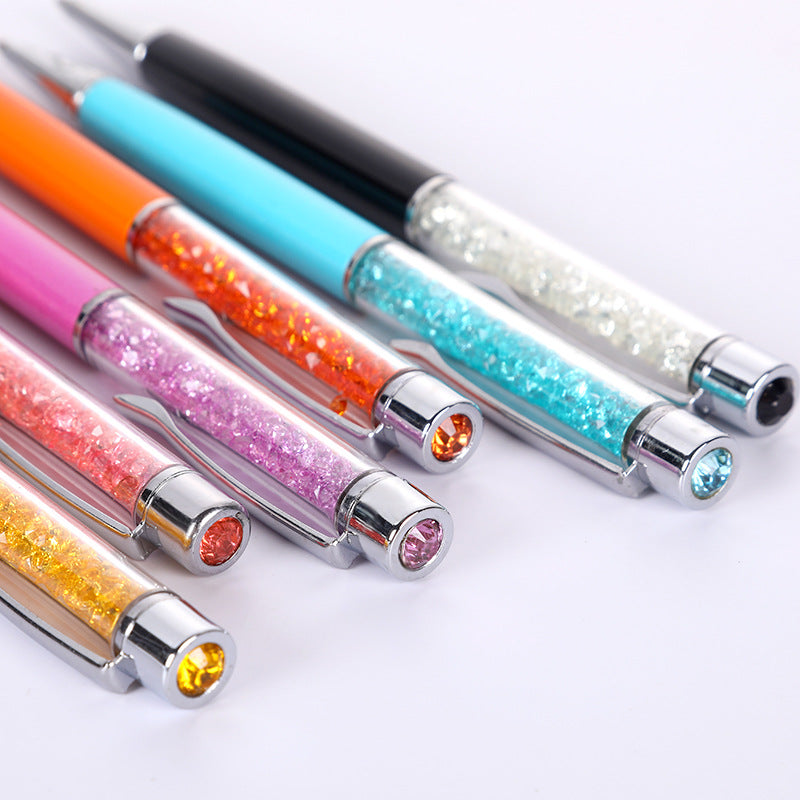 Plastic Diamond Crystal Pen YiShg001