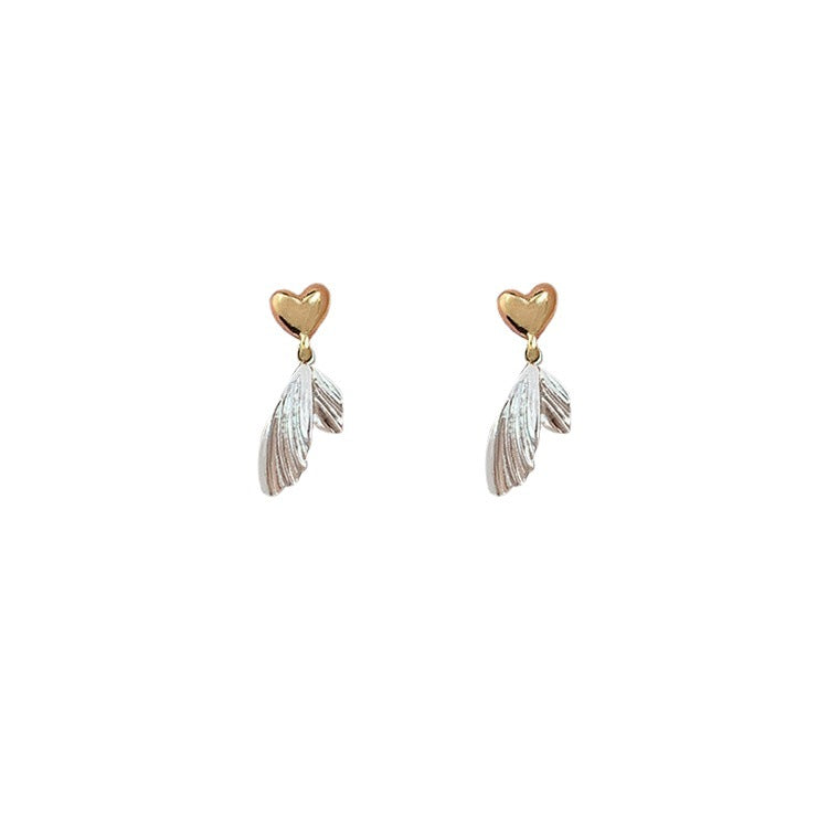 Alloy Love Fish Tail Earrings (Minimo de compra 3) MIC-GuanY003