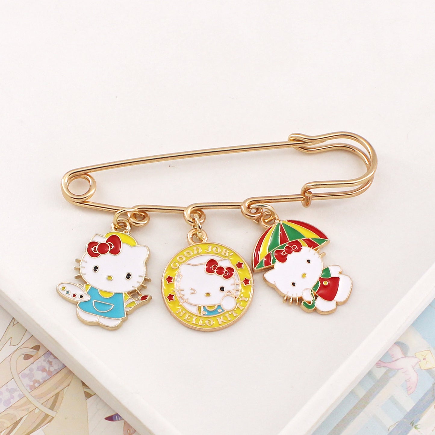 Alloy cute cartoon anime brooch (Minimo de compra 2) MYA--LiY039