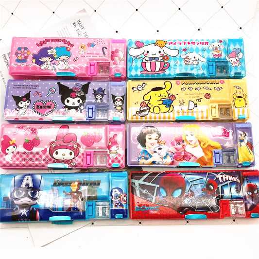 PU cartoon multifunctional pen case (Minimo de compra 3) MIC-AYX021