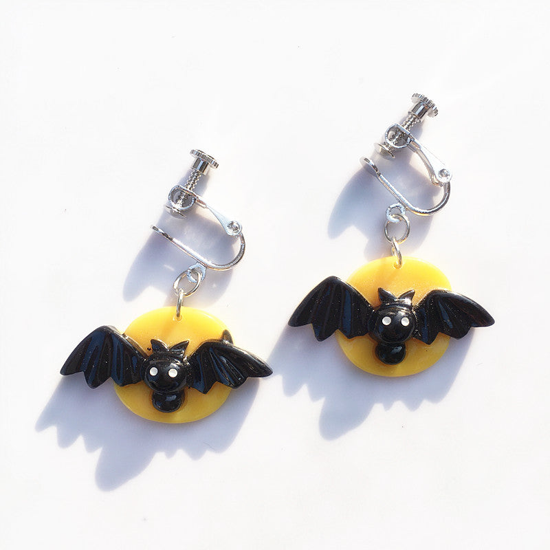 Acrylic funny Halloween earrings MIC-ChouT002