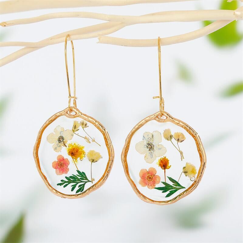 Alloy dried mushroom earrings MYA-ZhongY004