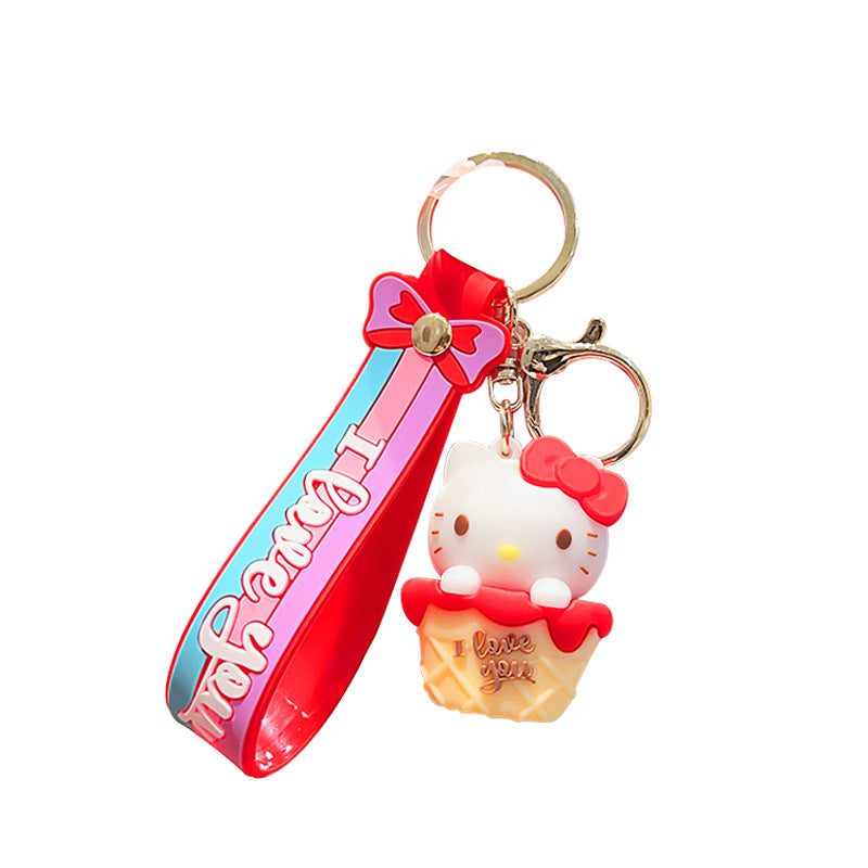 PVC cartoon cute pet cute keychain MYA-YiD043