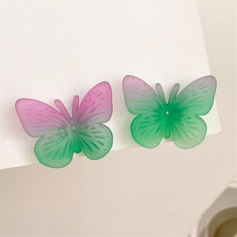 Alloy candy colored geometric earrings (Minimo de compra 2) MIC-LuoN022