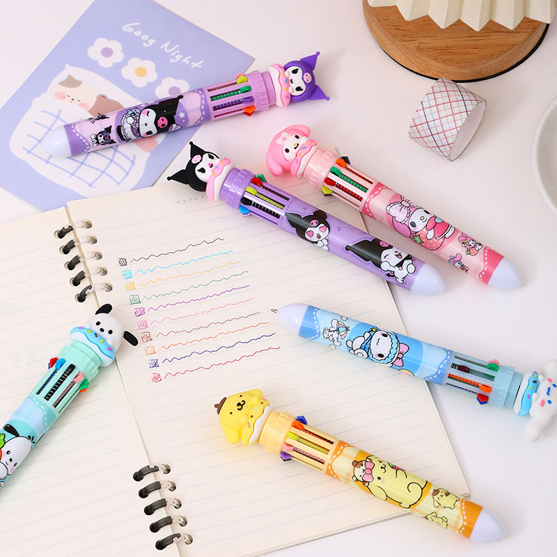 Plastic cute wacky press the neutral pen 36PCS MIC-YJN008