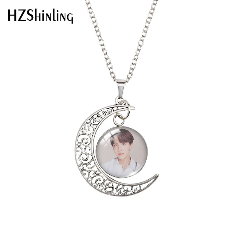 Alloy Time Gem Necklace MIC-XiangL037