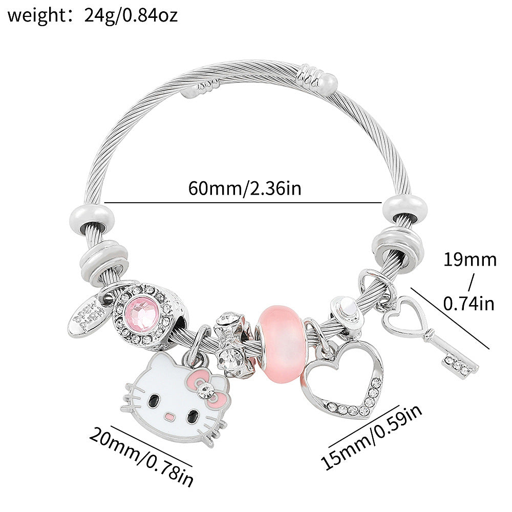 Alloy cartoon bracelet (Minimo de Compra 5) MIC-ZhuoX028