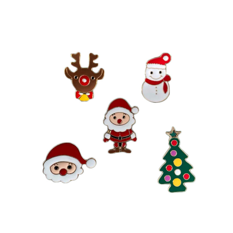 Alloy Cute Christmas Day Series Brooch MIC-QiSen008