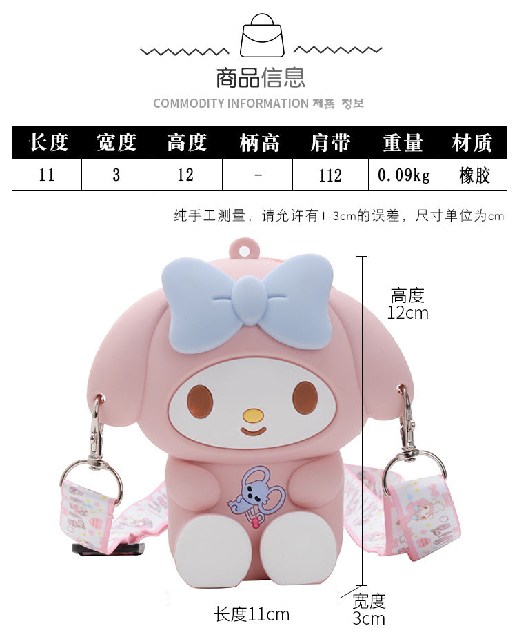 PU pink doll crossbody bag MYA-QingY009