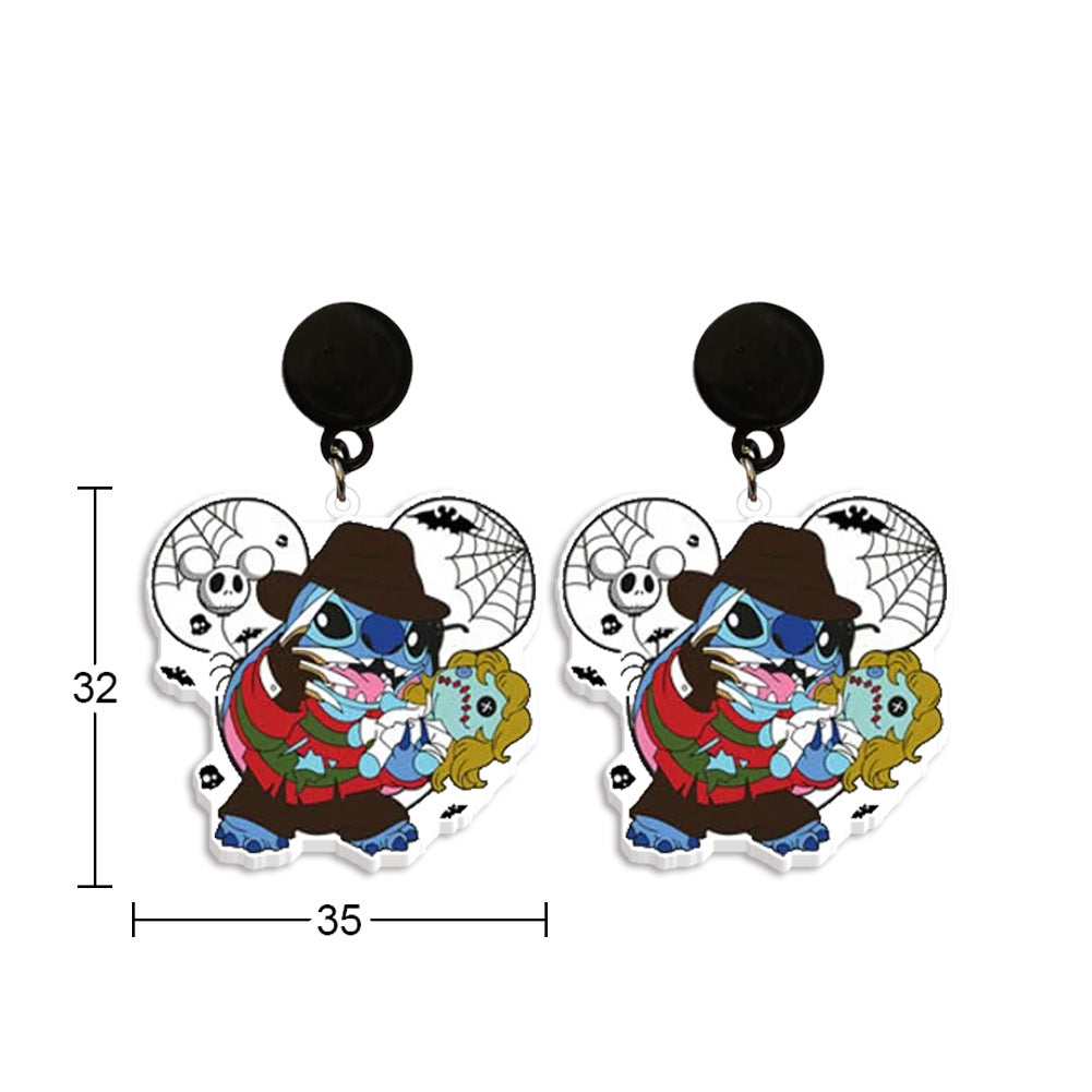 Alloy cartoon cute earrings (Minimo de Compra 2) MYA-ZhaoH001