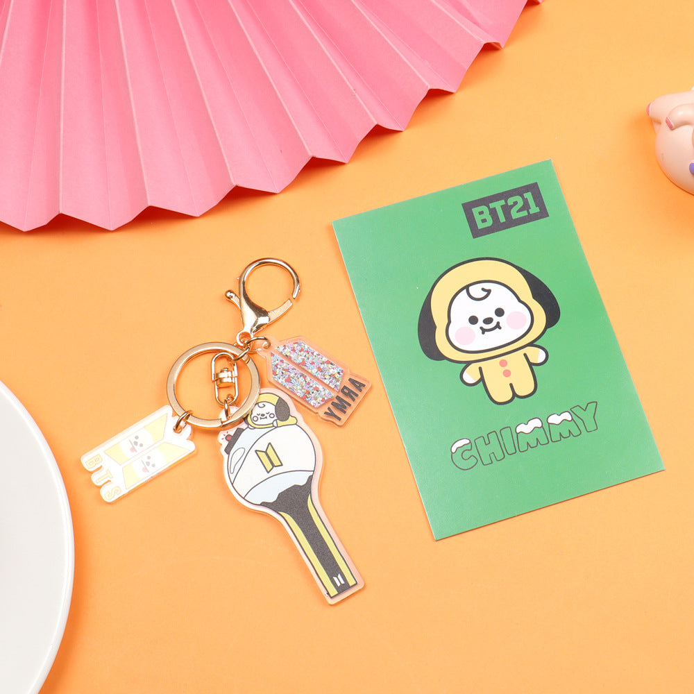 Acrylic cartoon Keychain MIC-XingY006