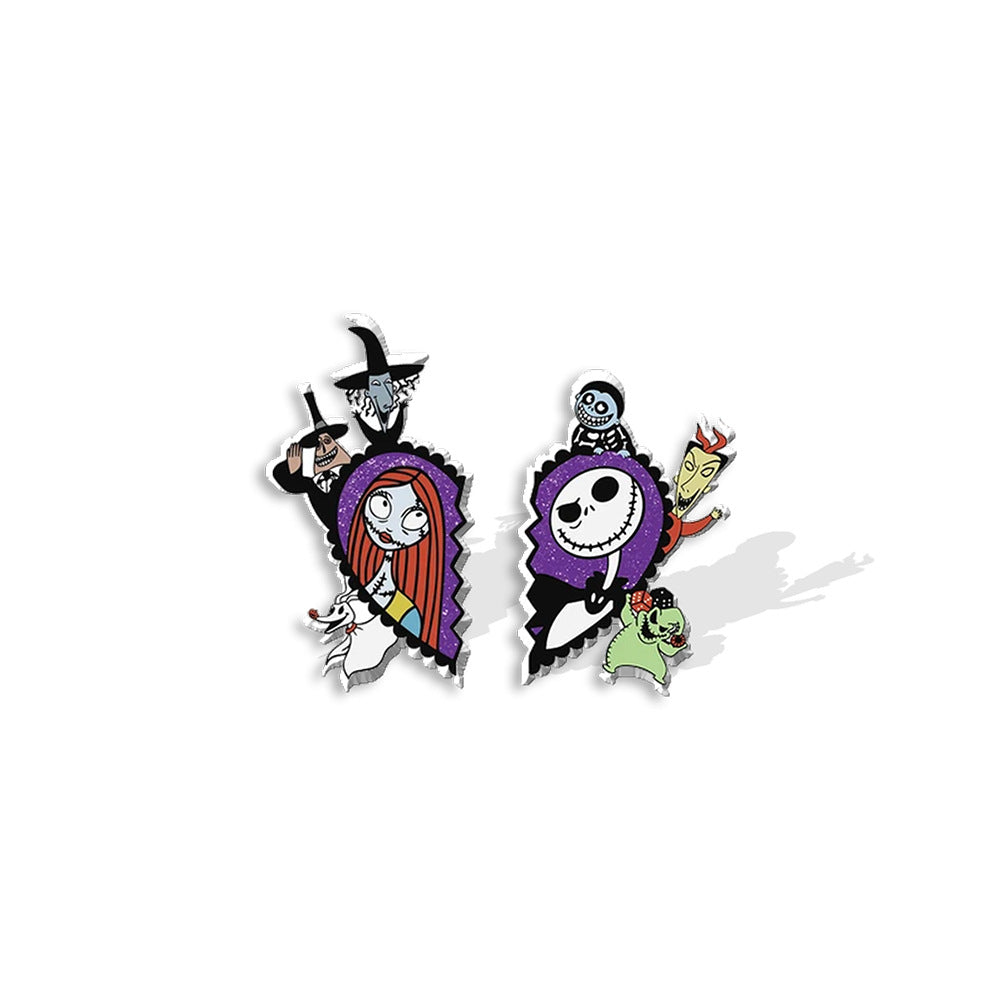 Earrings Acrylic Christmas Cartoon Asymmetric Earrings Minimo de compra 2 XiangL010