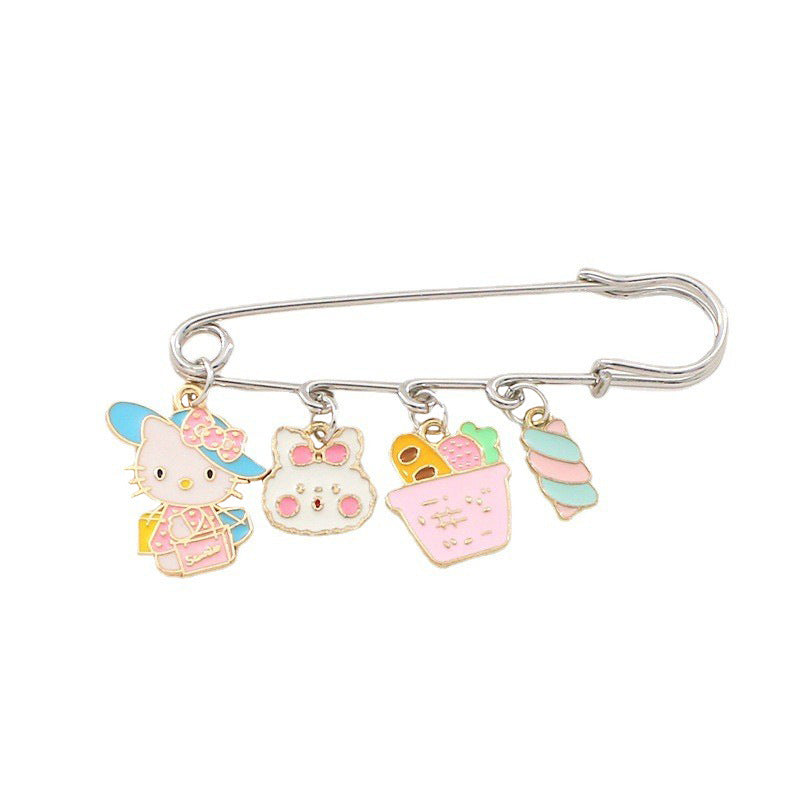 Alloy cartoon animal brooch (Minimo de compra 2) MIC-LiY007