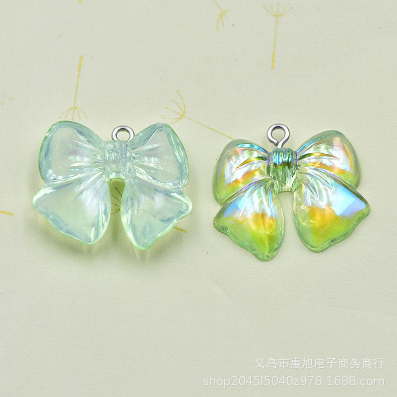 Resin AB colored bow accessories MIC-HuiX003