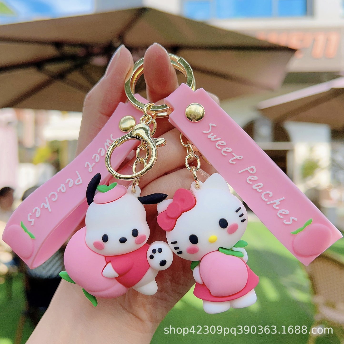 PVC Cute New Peach Keychain (Minimo de compra 2) MIC-WenC005