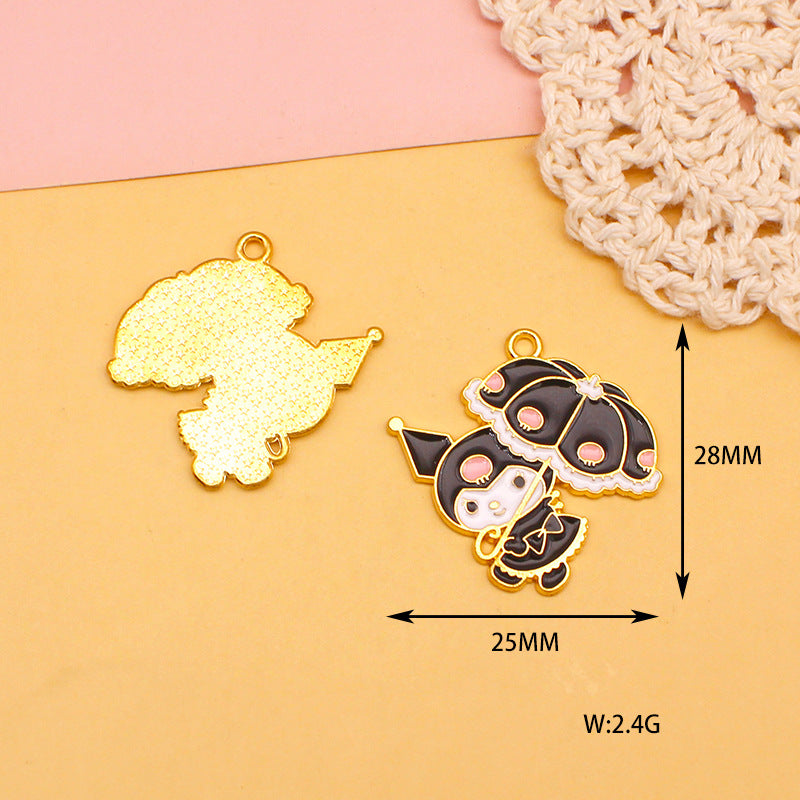 Alloy cartoon small animal pendant (Minimo de Compra 10) MIC-JingX017