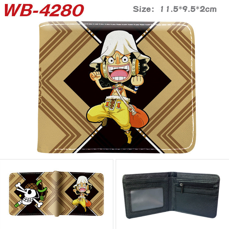 Cartoon pu leather half fold two fold character wallet MIC-ManC004