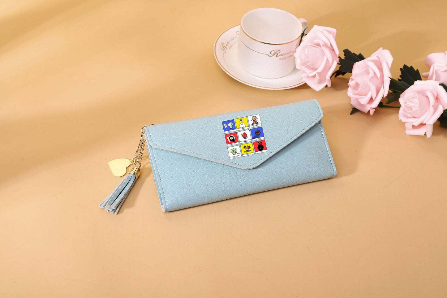 PU cartoon cute card bag tassel wallet MIC-XingY010