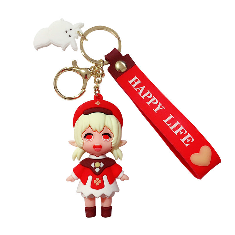 PVC cartoon Genshin Impact doll key ring MIC-OuS005