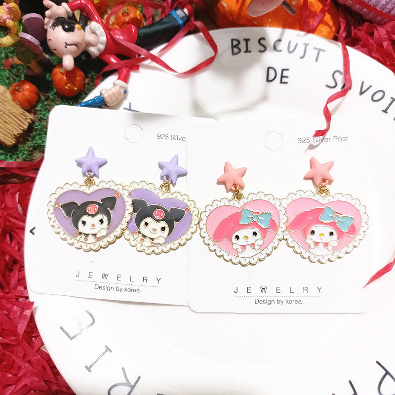 Alloy cartoon cute and cute dressing earrings MYA-XingJ078