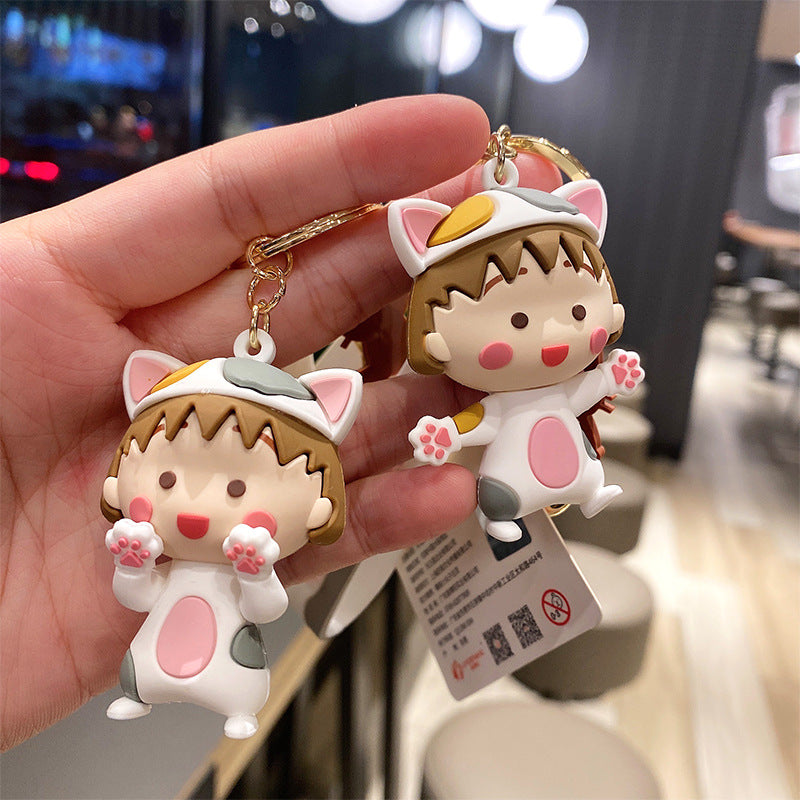 PVC cherry small ball doll keychain MIC-MLZ005