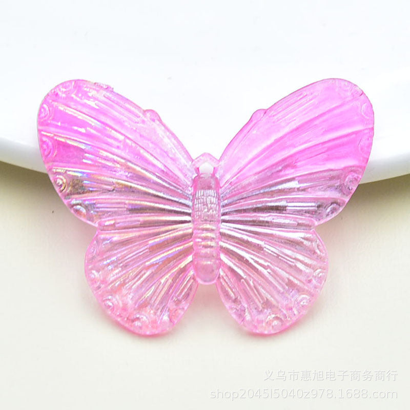 Resin gradient butterfly accessories MIC-HuiX008