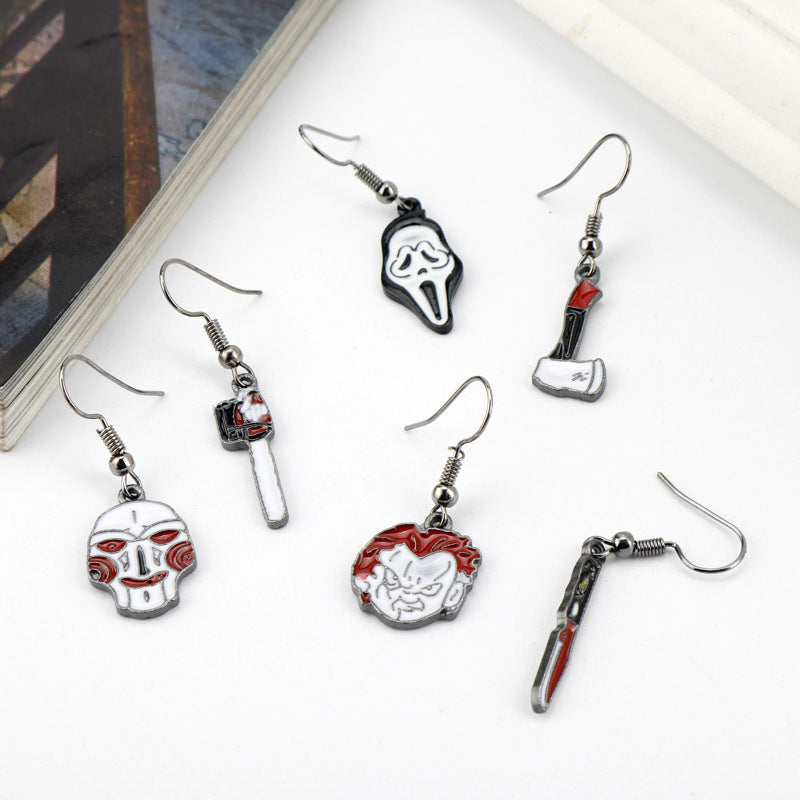 New Alloy Halloween Earrings AiW042