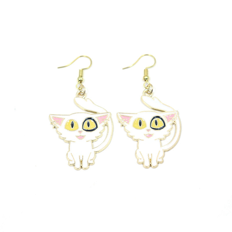 Alloy cartoon beautiful girl warrior earrings (Minimo de Compra 2) MIC-XuXin003