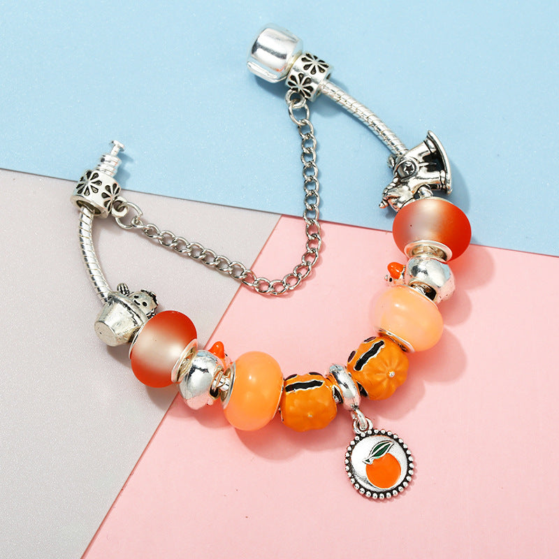 Alloy DIY Pandora Cartoon Bracelet MYA-LiY027