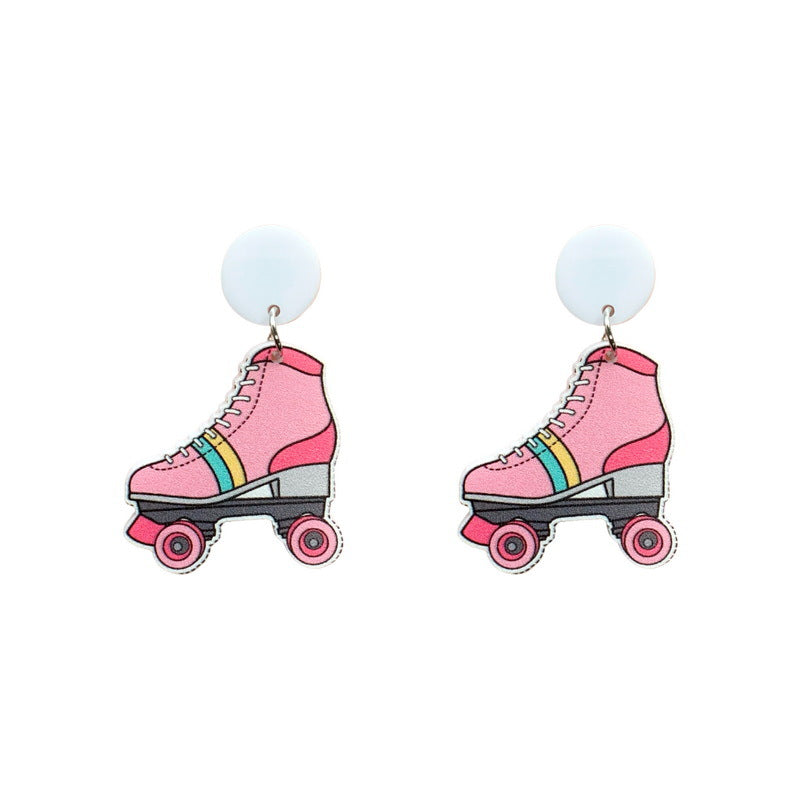 Acrylic Little Rubik's Cube Earrings MYA-XueP091