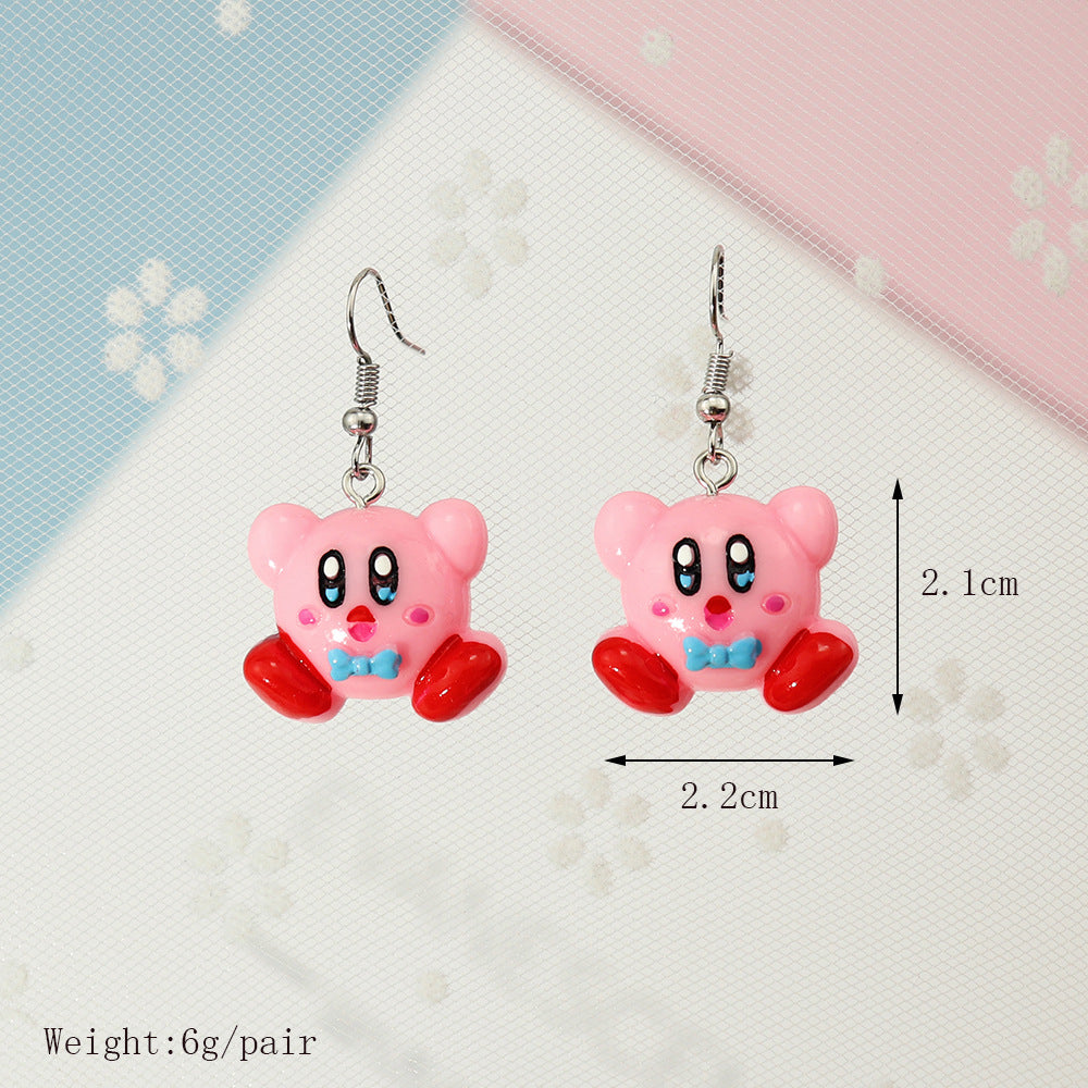 Acrylic Cartoon Star Kabi Earrings MIC-NiQ041