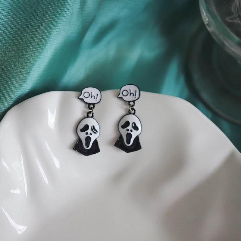 Alloy funny fashionable cartoon earrings (Minimo de Compra 5) MIC-JiuY066