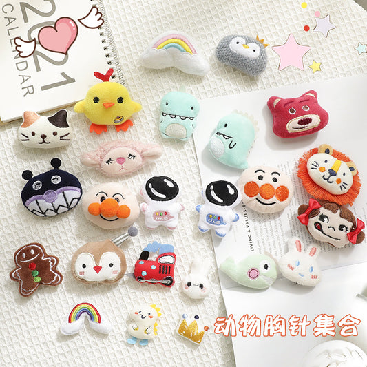 Plush cartoon cute brooch MYA-ZhanY005