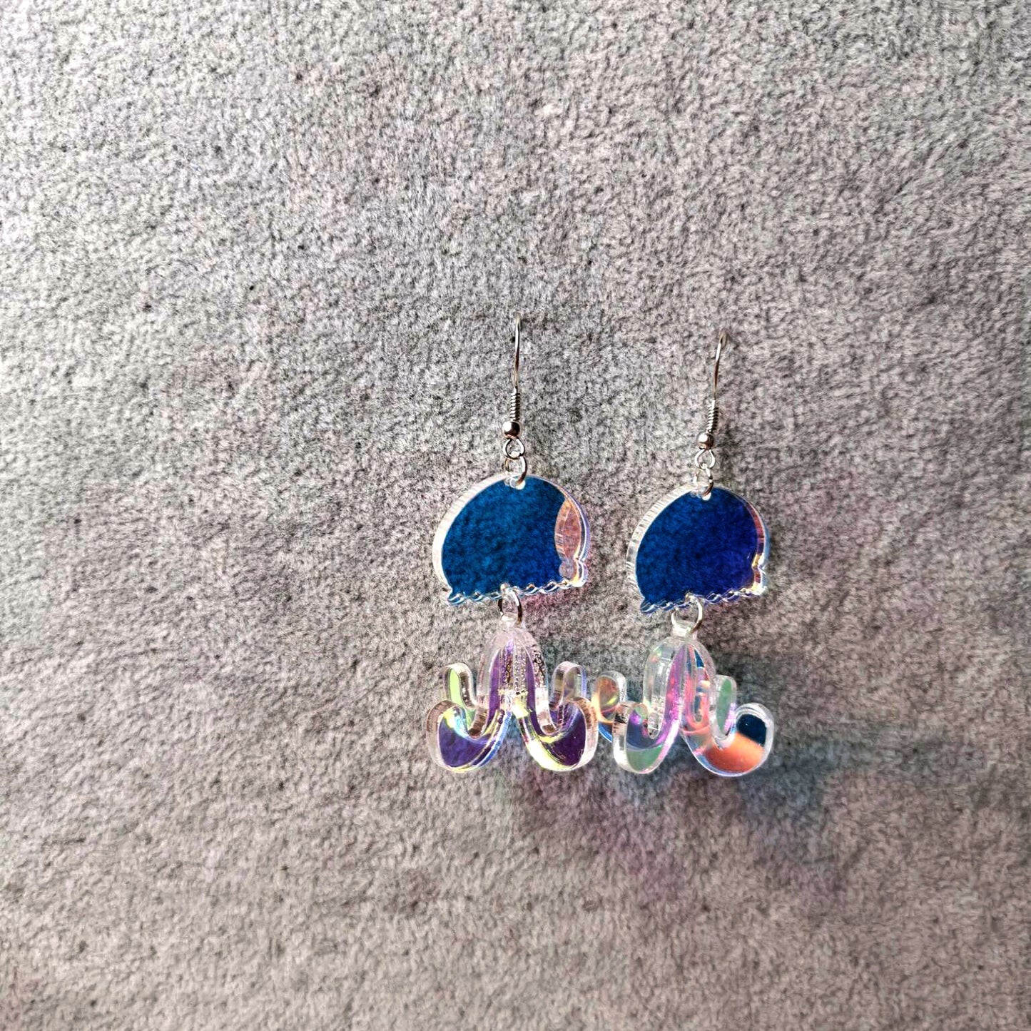 Acrylic octopus jellyfish earrings MIC-JiuT011